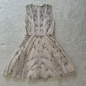 Gorgeous A Line Dress with Beading